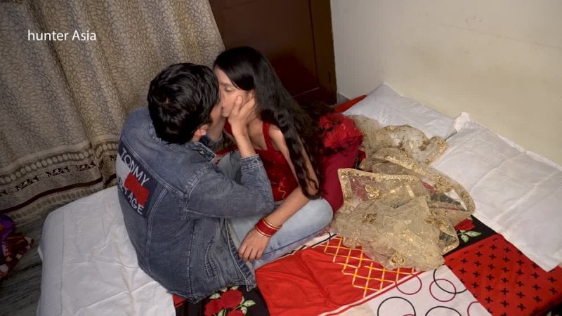 🎬 hunter asia indian teen first night sex after marriage roleplay with hindi voice porn